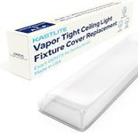 KASTLITE Vapor Tight LED & Fluorescent Light Covers for Ceiling Lights - 2ARS15 ALP Manufactured Matte Acrylic Fixture Cover - Direct Lens Replacement for Sentry Series, 6-3/8"x 25-11/16"x 2", 6-Pack