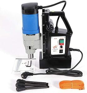 LENJKYYO Perceuse magnétique 3-28 mm avec perçage de noyaux en acier et guide d'aiguille 13 000 N pour chantiers de construction 1680 W