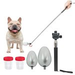 iNenya Dog Cat Urine Collector- Telescopic Handled Dog Pee Sample Catcher for Veterinary Supplies, Urine Stick for Small Large Female Dogs Extends to 42"