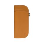 HAISH Spectacle/Glasses Case - Genuine Leather, Magnetic Closure for Secure Protection, Soft Inner Lining to Prevent Scratches, Premium Unisex Design Keeps Glasses Safe (SC-Corporate TAN)