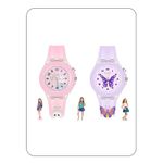 SPIKY 3D Rabbit and Butterfly Cartoon Kids Analog Watch with LED Luminous 7 Multicolour Glowing Disco Light|Unbreakable Silicone Strap|Childrens Birthday Return Gift|Best Diwali Gift for Boys and Girls of Age 3-13 Years