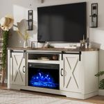 AMERLIFE Fireplace TV Stand with Sl