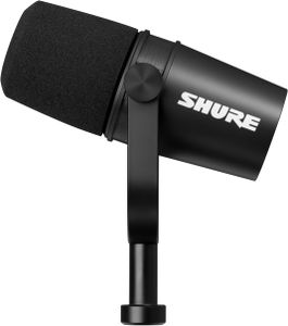 Shure MV7X XLR Microphone – Black Dynamic Podcast Mic