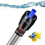 Jainsons Pet Products Rs Electricals Aquarium Fish Tank Heater Break Proof Stainless Steel Rod 12°C to 34°C (75 Watts - Suitable for 1.5 Feet Tank)