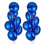 18" Blue Round Shaped Foil Balloons