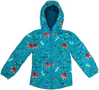 Stephen Joseph Baby Girls Raincoat, Shark, 2 Years