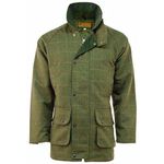 Game Mens Dark Derby Tweed 6C Shooting Jacket Coat Green