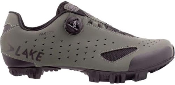 Lake Mx177 Wide Cycling Shoe - Men's Beetle/Black, 42.0