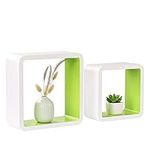 Homewell Set of 2 Cube Floating She