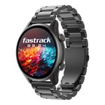 Fastrack Astor FR2 Pro Smartwatch with 1.43” AMOLED Display with 466 * 466 Pixel Resolution|SingleSync BT Calling|AI Voice Assistant|100+ Sports Modes and Watchfaces|Upto 5 Day Battery|IP68