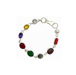 Hope Gems & Jewels 925 Sterling Silver Gemstone Bracelet | Sleek And Thin Design | Best For Gift For Unisex Adult