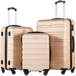 COOLIFE Luggage 3 Piece Set Suitcas