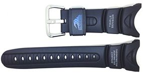 Casio Sea Pathfinder SPF-40-1V Resin Band Watch Strap Black, Black, Strap