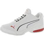 Puma Mens Viz Runner Performance Lifestyle Basketball Shoes White 8.5 Medium (D)