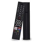 SIUMAL Universal Remote Control for Luxor Bush Digihome Finlux Smart TV with Netflix/Youtube/Freeview Play/Prime Video - No Setup Required