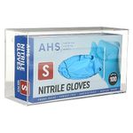 American Hospital Supply Dispenser Glove Holder Box Clear | Acrylic Glove Box Holder Wall Mount with Individual Compartments | Gloves Sold Seperately | Single Layer