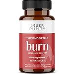 Thermogenic Burn - Natural Metabolism Booster, Vegan Keto Weight Loss Supplement, Appetite Suppressant Fat Burner for Men and Women with Green Tea and Chromium, 90 Capsules