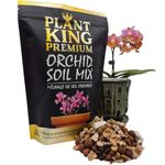 Orchid Potting Mix – Epiphytic & Terrestrial Blend with Pine Bark, LECA, Sphagnum Moss, Satsuma, Perlite & Nutricote – for Phalaenopsis, Cattleya, Dendrobium, Oncidium – Supports Drainage & Blooms