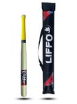 Liffo® Heavy Duty Wood Baseball Solid Bat Wooden Self Defense with Cover (BL47)