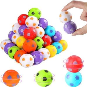 36 Pack Soccer Party Favors, Mini Fidget Spinners Soccer Ball Toys Sensory Fidget Toys Party Favors for Kids 4-8 8-12 Goodie Bag Stocking Stuffers Birthday Prizes for Classroom