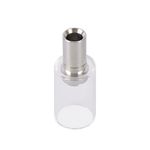 WOLFTEETH 1 Pack Genuine Glass Tank Shell Replacement for WOLFTEETH MR Bald III A Core 3 in 1 510 Compatible Atomizer | Replaceable Tank | Detachable S/S Mouthpiece | Nicotine Free 113104