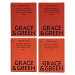 Grace & Green - Nightime & Daytime Bamboo Pads - Heavy and Regular Flow - 36x Sustainable Pads - with Wings - Dual Pack- Biodegradable Packaging - Eco-Friendly - B Corp Certified