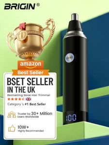USB Nose and Ear Hair Trimmer – Waterproof, Rechargeable Groomer