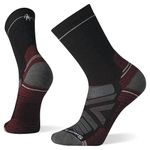 Smartwool Men's Hike Light Cushion Crew Hiking Socks, Charcoal, L