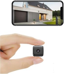 Mini Wireless WiFi Camera Small Home Security Camera Indoor Outdoor Security Camera 1080P Cam HD Night Vision, Motion Detection Phone Application Built-in Battery Cat Dog Camera for Home Security pet