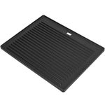 GriHero Cast Iron Reversible Griddle 41.3 X 30.5 CM Double Sided Plate, Cast Iron BBQ Grilled Plate Replacement for All Camp Chef Stoves & Deluxe 4+1 6+1 Gas Barbecues