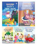 Story Books for Kids (Set of 5 Books) (Illustrated) - Bedtime Stories - Animal Stories for Kids - Moral Story Books for Kids - Elephant, Giraffe, Zebra, Hippopotamus and Duck - Age 3+