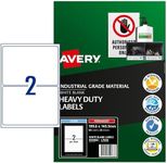 Avery White Heavy Duty Labels for L