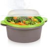 Progressive International Mini Microwave Steamer, Gray