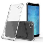 ELICA Perfect Fitting Boom Transparent Hybrid Edge to Edge Side Protection Back Cover for HTC Desire 12 - Transparent