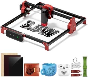 Laser Graviermaschine, Woxcker S2 3.5W Lasergravur Maschine, 300mm*300mm Geeignet für DIY, Holz, Metall, Acryl, Leder usw. für Anfänger