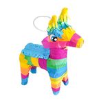 BESPORTBLE Table pinata for kids cinco de mayo rainbow color cinco de mayo pinata fiesta decorations mexican fiesta party game centerpieces fiesta taco party supplies for birthday party Bulk Candy