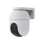 EZVIZ 3K Security Camera Outdoor, 512 GB SD Card, No Subscription Fee, Starlight Color Night Vision, Human/Vehicle Detection, Auto-Track, PTZ 360° Home Wi-Fi CCTV System, Alexa/Google (C8c 5MP)