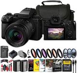 Panasonic Lumix S5 IIX Mirrorless Camera with 20-60mm Lens (DC-S5M2XKK) + 64GB Memory Card + Filter Kit + Color Filter Kit + Corel Photo Software + DMW-BLK22 Battery + Bag + Charger + More