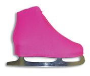 A&R Sports Lycra Ice Skate Boot Covers, Neon Pink