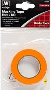 Vallejo Tools Precision Masking Tape 6mmx18m - Twin Pack