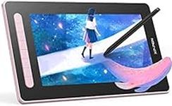 Drawing Tablet with Screen XPPen 12 inch - Graphic Tablet Artist 12 2nd Gen, IPS Drawing Monitor Full-Laminated 2-in-1 Pen Display with Tilt Function for Art and Animation Beginners (Pink)