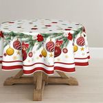 Horaldaily Christmas Tablecloth 90×