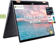 acer Spin 714 2-in-1 14" FHD+ Touchscreen Convertible Chromebook Laptop, 13th Gen Intel 10-core i5-1335U, 8GB LPDDR4X RAM, 256GB SSD, Backlit Keyboard, Thunderbolt 4, Wi-Fi 6, Chrome OS, w/Battery