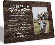 Grandpa Gift Picture Plaque Décor, Picture Framed Gift Wood Plaque Sign, Grandpa Picture Frame, Grandpa Picture Frame, Grandfather Birthday Gift, Christmas Gift, Father’s Day Gift to Grandpa