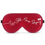 Alaska Bear Mulberry Silk Sleep Mask Luxury Cool and Lustrous Eye Cover for Sleeping Unisex (Nurse Approved)