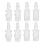 Plastic Hose Barb Reducer Fittings, 1/2" to 1/4" Hose Barb Reducer Pipe Fittings Adapter for Air Water Fuel (Pack of 8)