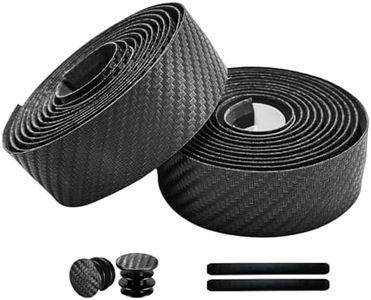 Bike Handlebar Tape, Black Bicycle Bar Tape, Bike Grip Tape 2.5mm Thick EVA Road Bike Handlebar Tape of Comfortable Non-Slip Shock Absorption for Road Cycling, Mountain Biking(2 Rolls Per Set)