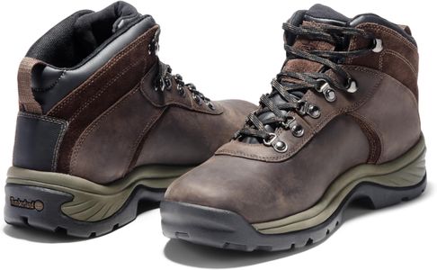 Timberland Men’s Flume Waterproof Boots, UK 10 – Brown Leather