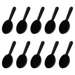 Coffee Scoops, Penta Angel 10pcs Plastic Short Handle Measuring Spoons Tablespoons for Coffee Tea Sugar Cereal and Milk Powder, 7g/0.25oz (Black)