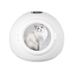 Round Pet Drying Box Cat Dryer Pet Hair Dryer,Full Automatic Dog Grooming Pet Blower with Lighting, Adjustable Temperature and Time.